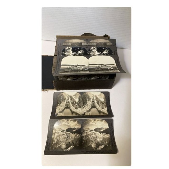 Keystone View Company Stereoview Cards 'P' Series 100 Card Set